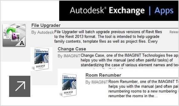 Add-ins applications on Autodesk Exchange extend Revit functionality