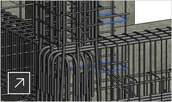 Model 3D concrete reinforcement in a BIM environment