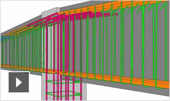 Video: Showing changes to rebar distribution in model