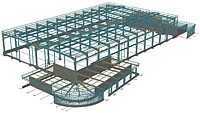 Advance Steel will subsequently generate all the construction and workshop drawings based on the 3D model