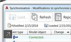 Synchronize between Revit or Advance Steel models