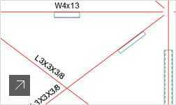 Improved display of structural member symbols