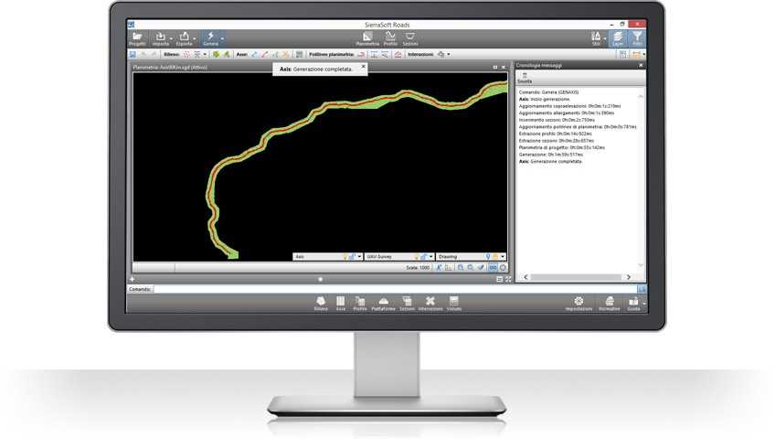 Creation of road projects with Sierrasoft Roads