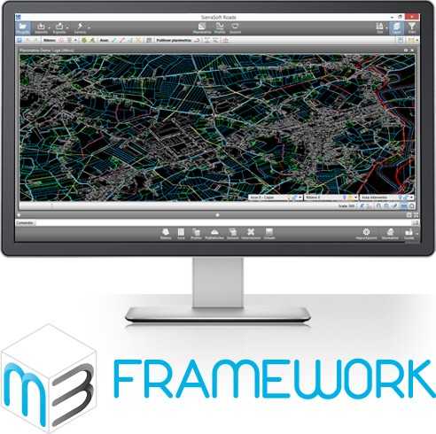M3 framework is the software platform to create a new generation of applications for land survey, infrastructures design and constructions.