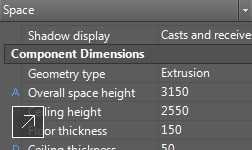 Calculate room measurements automatically, including square footage, meters, and volumes per area