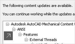 Live updates to Standards Parts library