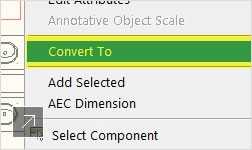 It is easy to batch-convert single or multiple blocks