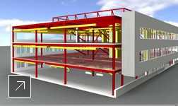 Use model file and data aggregation tools to combine design and construction data in a single model