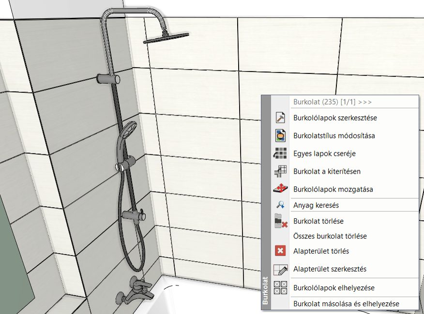 Quick 3D tiling in ARCHLine.XP